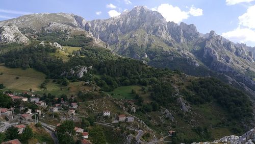 Scenic view of mountains