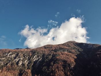 Panoramic view of arid landscape against sky