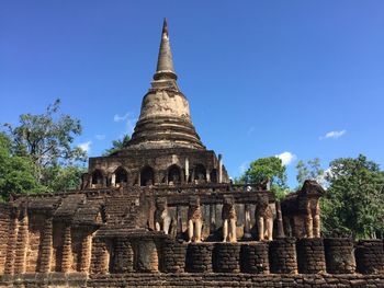 Low angle view of a temple