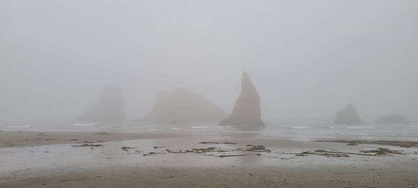 Panoramic view of sea against sky