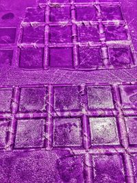 Full frame shot of purple wall