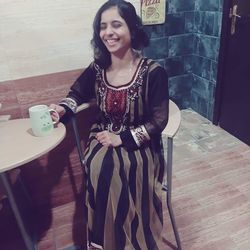 Portrait of a smiling young woman