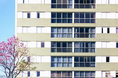 Low angle view of modern building