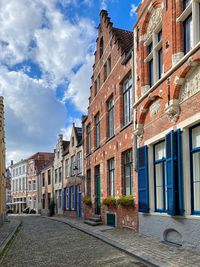 Street amidst buildings in city