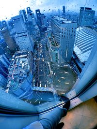 Aerial view of cityscape