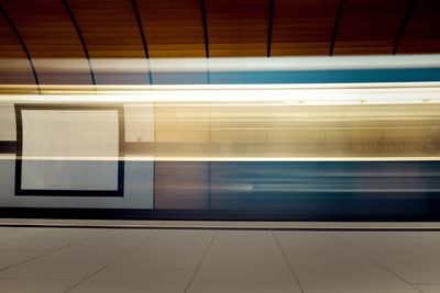 Interior of subway station