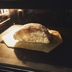 Close-up of served food