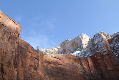 Scenic view of rocky mountains against sky