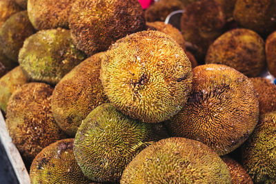 Full frame shot of fruits in market