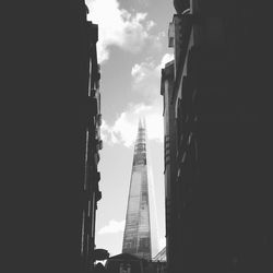 Low angle view of buildings against sky