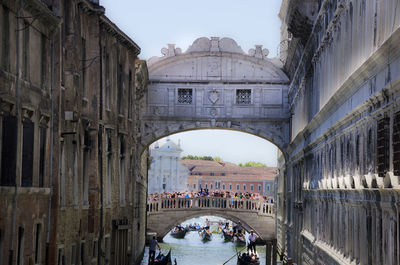 View of buildings against clear sky venice