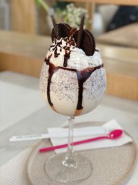 Oreo cooky and cream frappe