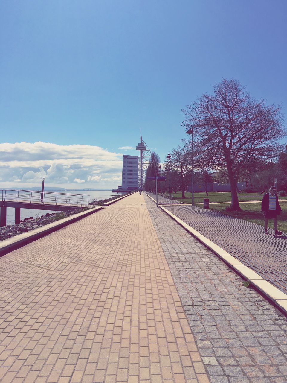 WALKWAY LEADING TO CITY