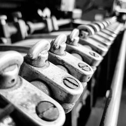 Close-up of old objects