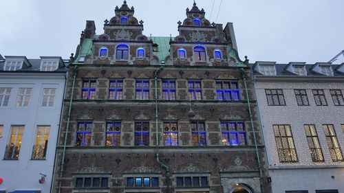 Low angle view of historical building