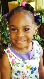 Portrait of cute girl