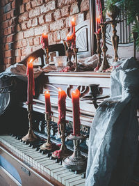 Piano at boho-wedding