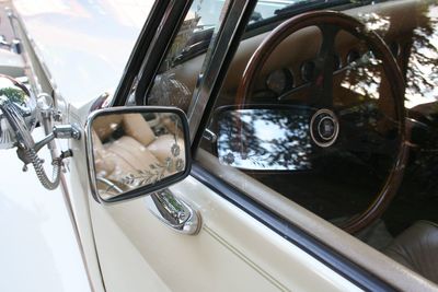 Close-up of vintage car