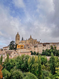 Exterior of historic building against sky