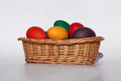 Close-up of fruits in basket