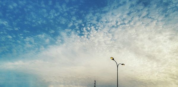 Low angle view of cloudy sky