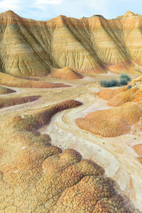 Bardenas reales. desierto de bardenas reales, desert of bardenas reales navarra spain this particular rock formation