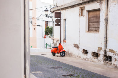 Street amidst buildings in city