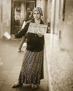 Full length portrait of young woman