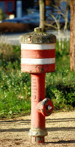 Close-up of fire hydrant