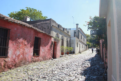 Alley with buildings in background