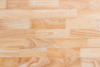 Surface level of wooden floor