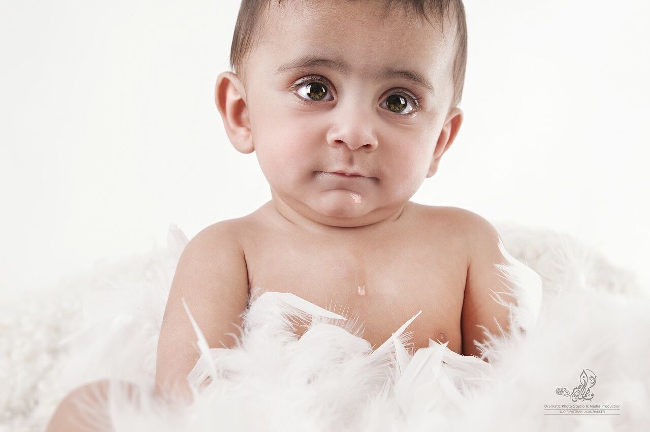 portrait, person, looking at camera, childhood, studio shot, cute, front view, indoors, white background, lifestyles, innocence, close-up, headshot, elementary age, leisure activity, waist up, copy space