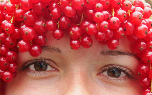 Full frame shot of red berries