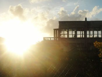 Low angle view of building against sky