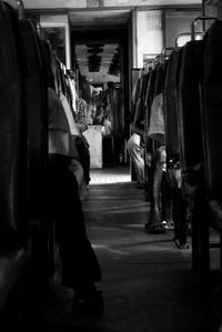 Alley in the dark