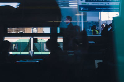 Woman walking in city