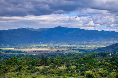 Scenic view of landscape against sky