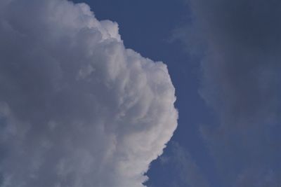 Low angle view of cloudy sky