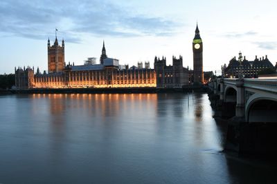 View of buildings at waterfront