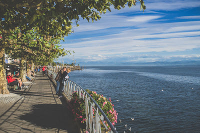 Scenic view of lake 