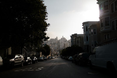 Road in city