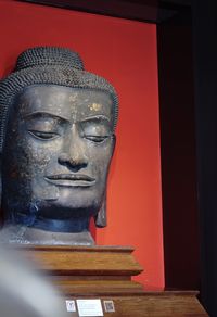 Close-up of statue of buddha