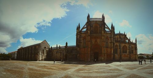 View of cathedral against cloudy sky