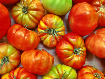 Full frame shot of pumpkins