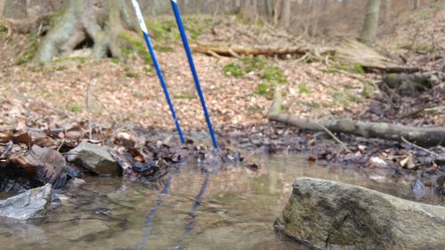 Rocks in water