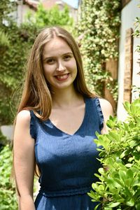 Portrait of a smiling young woman