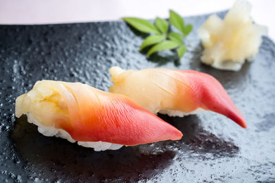 Close-up of sushi
