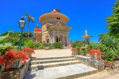 View of building against blue sky