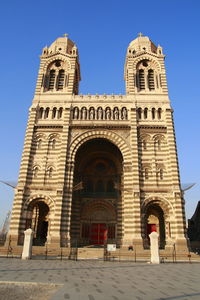 Low angle view of building against sky