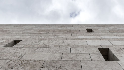 Low angle view of built structure against the sky